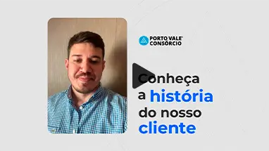 Vídeo de feedback de cliente do consórcio Porto